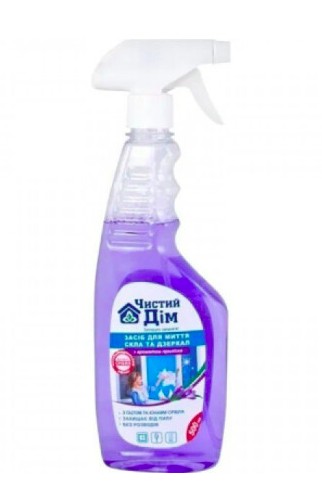 Засіб для чищення скла ЧИСТИЙ ДІМ 0,5 л. (4820091144799)